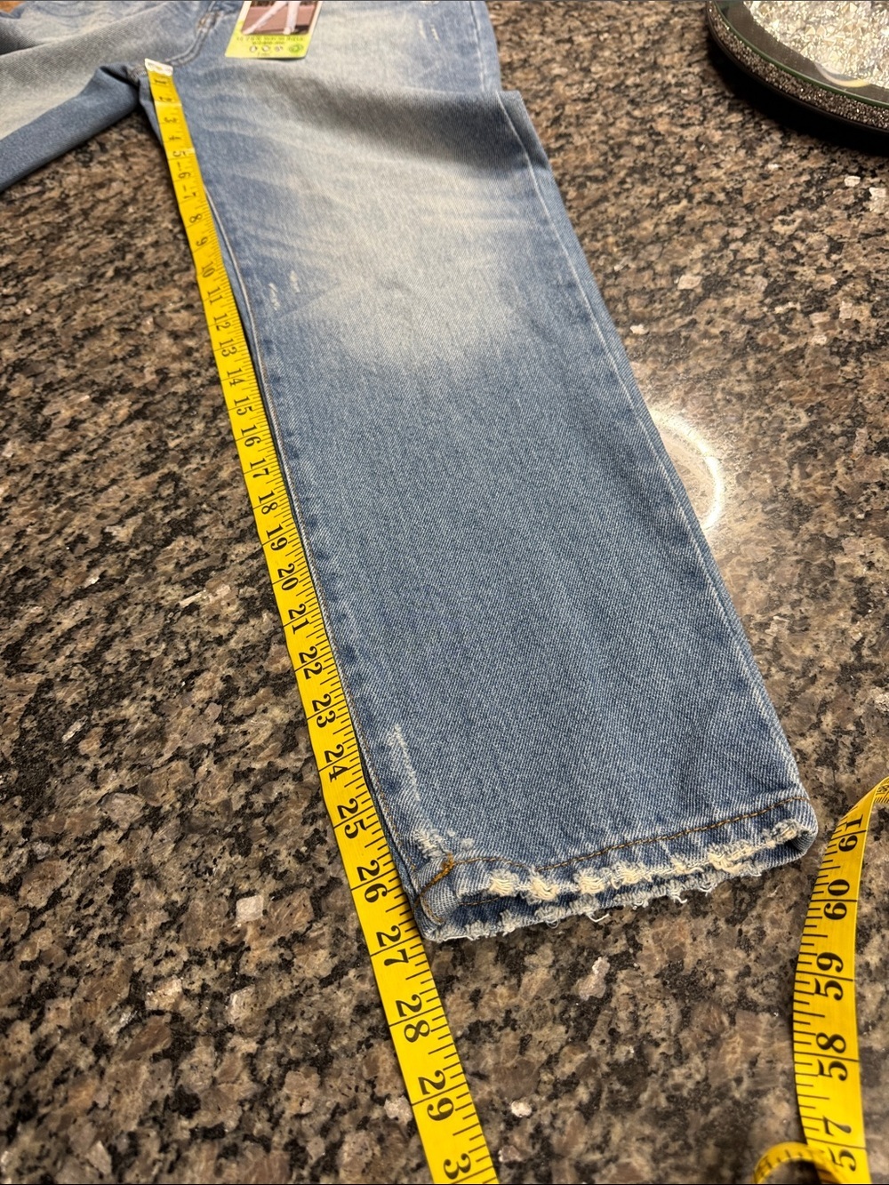 Rewash Blue Straight Leg 90s mom Women's Jeans NWT 26 - Picture 11 of 12